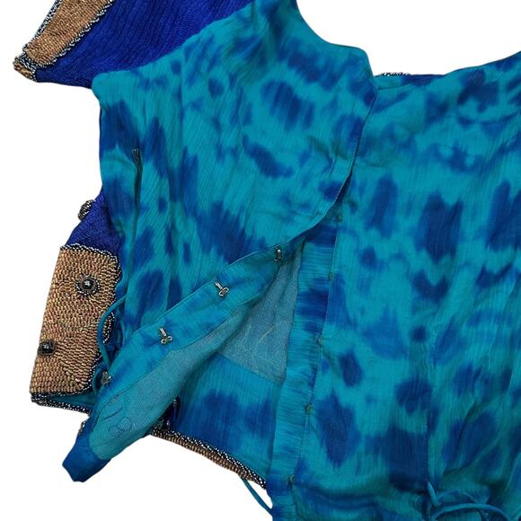 Authentic Indian Ready Made Choli Beaded Top - Picture 4 of 8